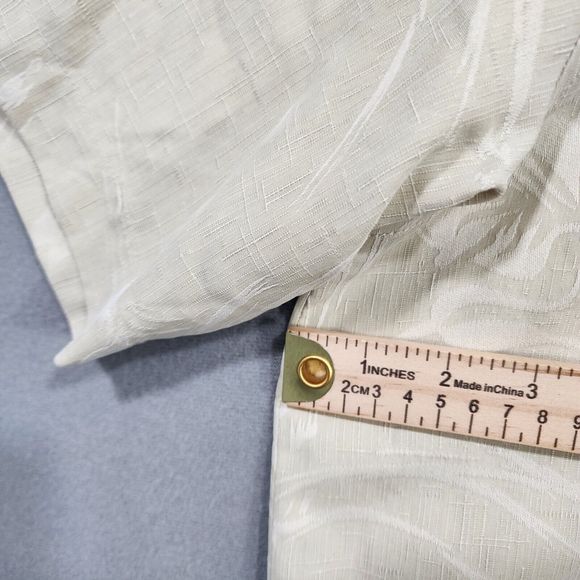 Tommy Bahama Shirt Mens XL Beige 100% Silk Short Sleeve - Picture 9 of 16